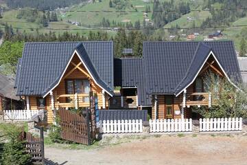 Фото номера Коттедж с 2 спальнями Лоджи Cottage Oberig г. Ворохта 4